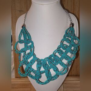 Turquoise Beaded Necklace